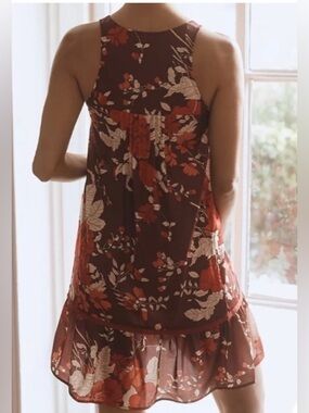 Anthropologie, moonrise ruffled dress by Tiny. Size small